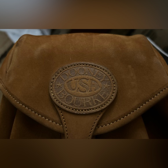 Dooney & Bourke vintage nubuck leather backpack. Offers welcome. - Picture 2 of 13